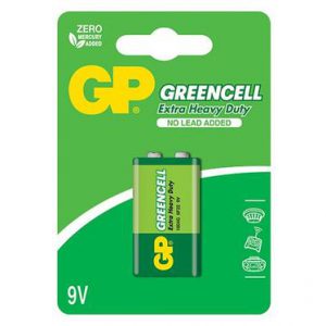 gp carbon zinc greencell 9v