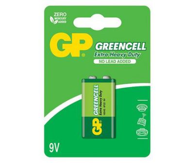 gp carbon zinc greencell 9v