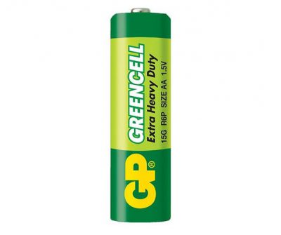 gp carbon zinc greencell aa