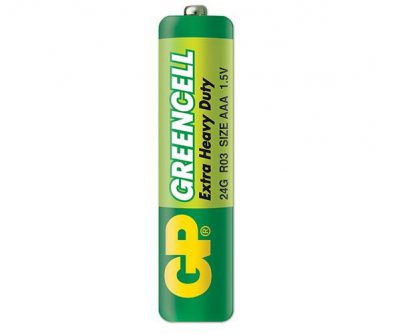 gp carbon zinc greencell aaa