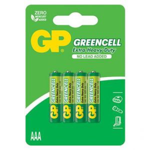 gp carbon zinc greencell aaa
