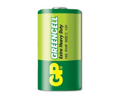 gp carbon zinc greencell size c