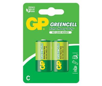 gp carbon zinc greencell size c