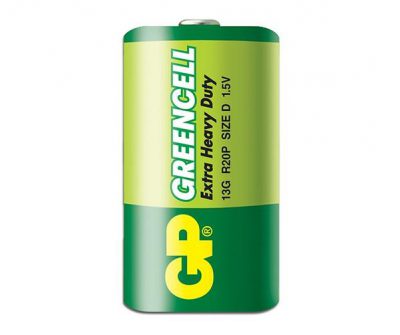 gp carbon zinc greencell size d