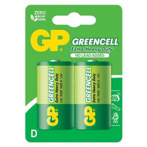 gp carbon zinc greencell size d