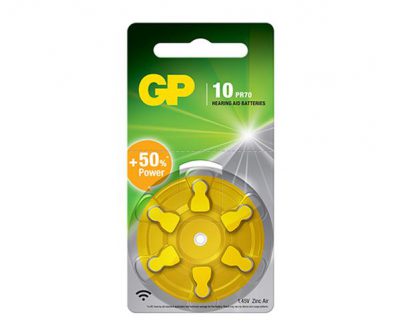 gp hearing aid battery za10