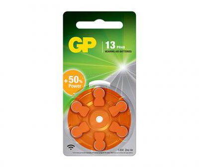 gp hearing aid battery za13