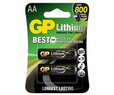 gp lithium battery aa pack2