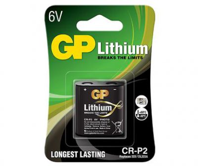 gp lithium battery cr-p2 pack