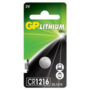 gp lithium coin battery cr1216