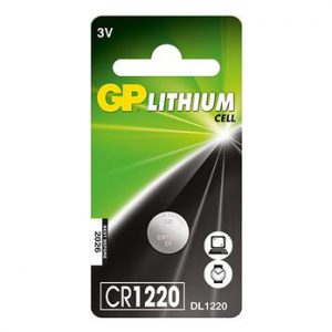 gp lithium coin battery cr1220