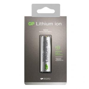 gp rechargeable battery lithium ion aa 18650 2600 pack