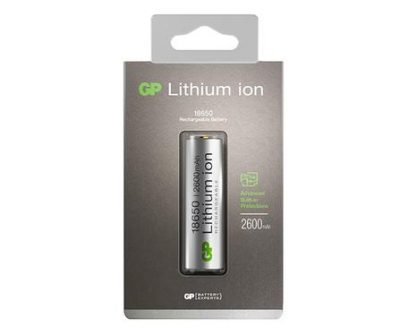 gp rechargeable battery lithium ion aa 18650 2600 pack