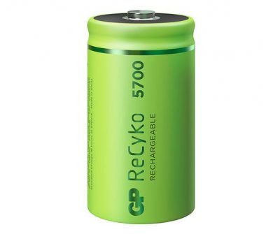 gp rechargeable battery recyko d 5700