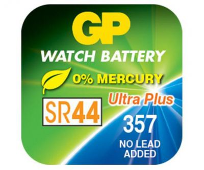gp silver oxide watch battery 357