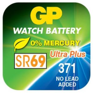 gp silver oxide watch battery 371