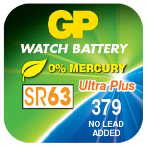 gp silver oxide watch battery 379