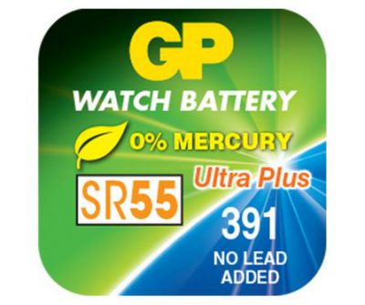 gp silver oxide watch battery 391