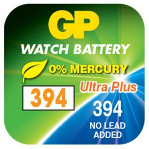gp silver oxide watch battery 394