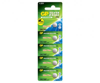 gp silver oxide watch battery 395 pack5